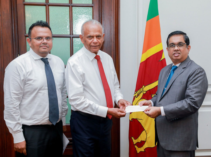 Maga Engineering (Pvt) Ltd. Donates to ‘Rebuilding Sri Lanka’ Fund