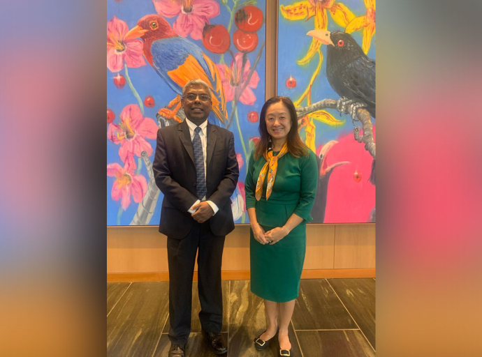 Meeting between U.S. Ambassador to Sri Lanka Julie Chung and President’s Senior Adviser on Science and Technology, Prof. Gomika Udugamasooriya