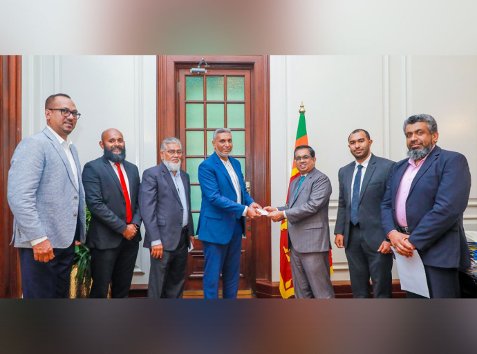 Almas Holdings (Pvt) Ltd Makes Financial Contribution to the ‘Rebuilding Sri Lanka’ Fund