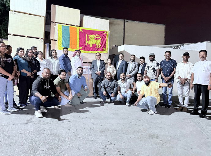 Sri Lankan Community in Riyadh donates a large consignment of essential items for Ditwah Cyclone victims