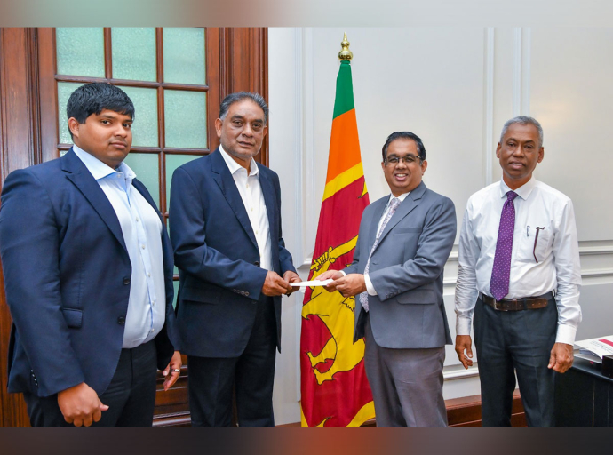 Rs. 50 Million Contribution from Senura Civil Engineering (Pvt) Ltd and Rank Container Terminal (Pvt) Ltd to the ‘Rebuilding Sri Lanka’ Fund  