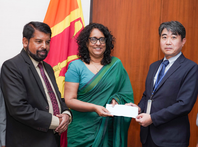 Noritake Company Limited donates Rs. 20 million to the Government’s disaster relief programme