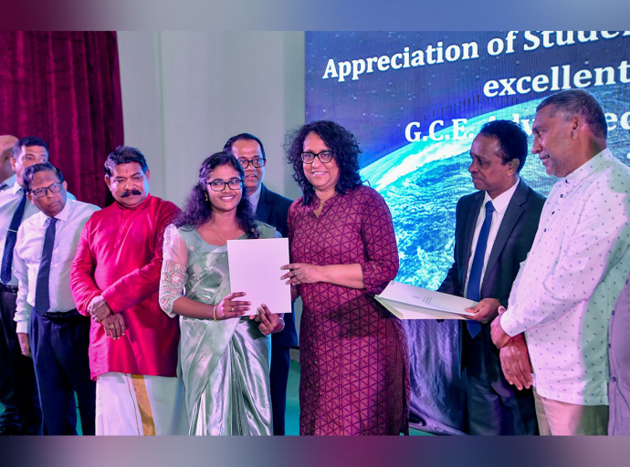 Top A-Level achievers in the Northern Province honored through the President’s Fund