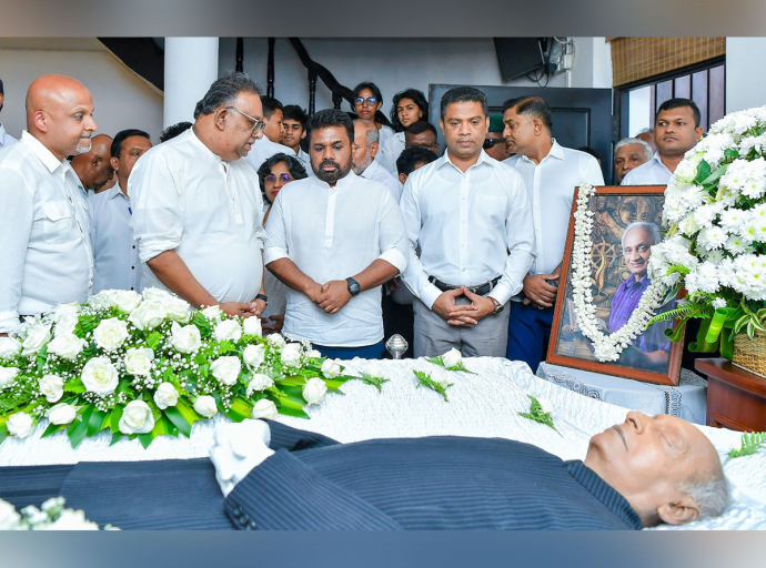 President Pays Final Respects to Late Veteran Actor Kalashoori Sathischandra Edirisinghe