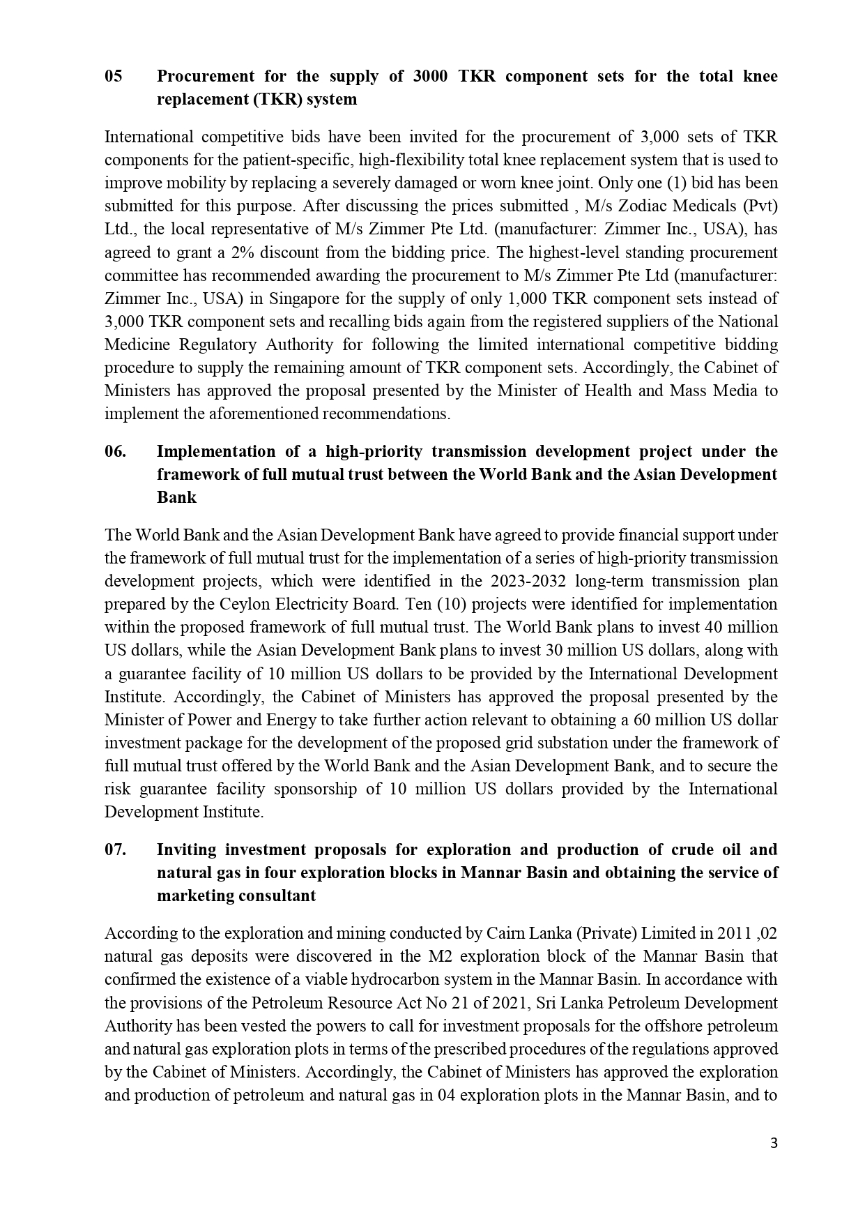 Cabinet Decisions on 07.05.2025 E page 0003