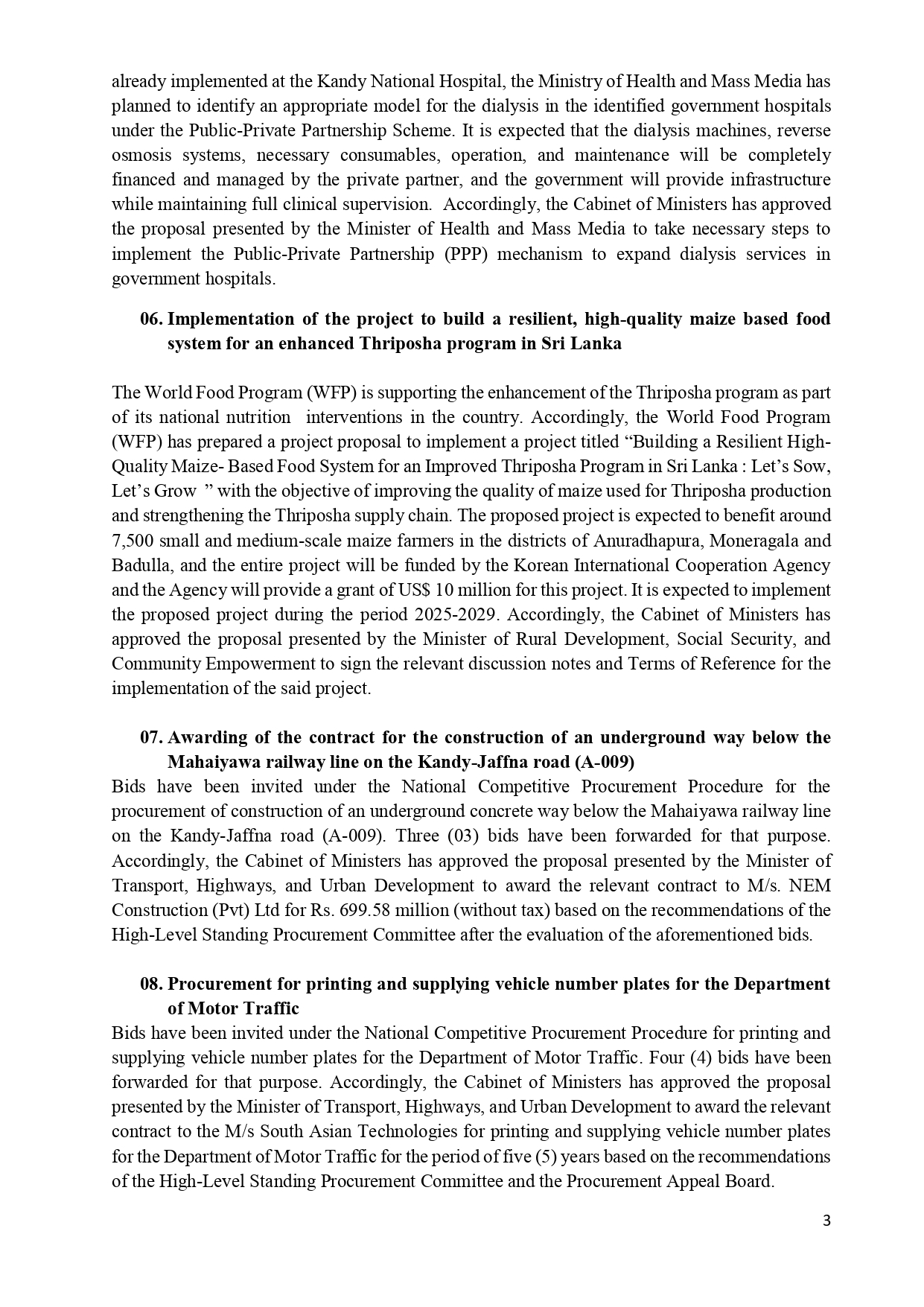 Cabinet Decisions on 05.01.2026 E page 0003