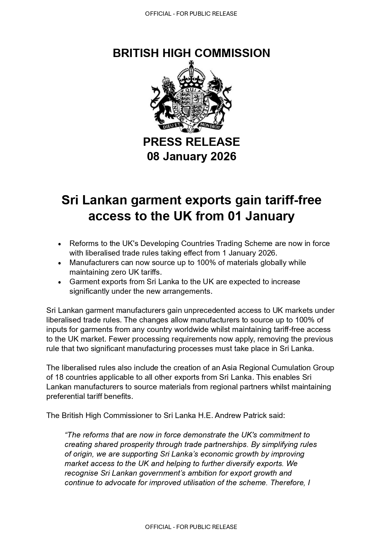 251219 Press Release DCTS ROO reforms now in force page 0001