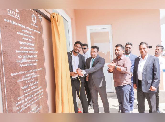 ‘Windscape Mannar’ 20 MW Wind Power Plant inaugurated under President’s patronage 