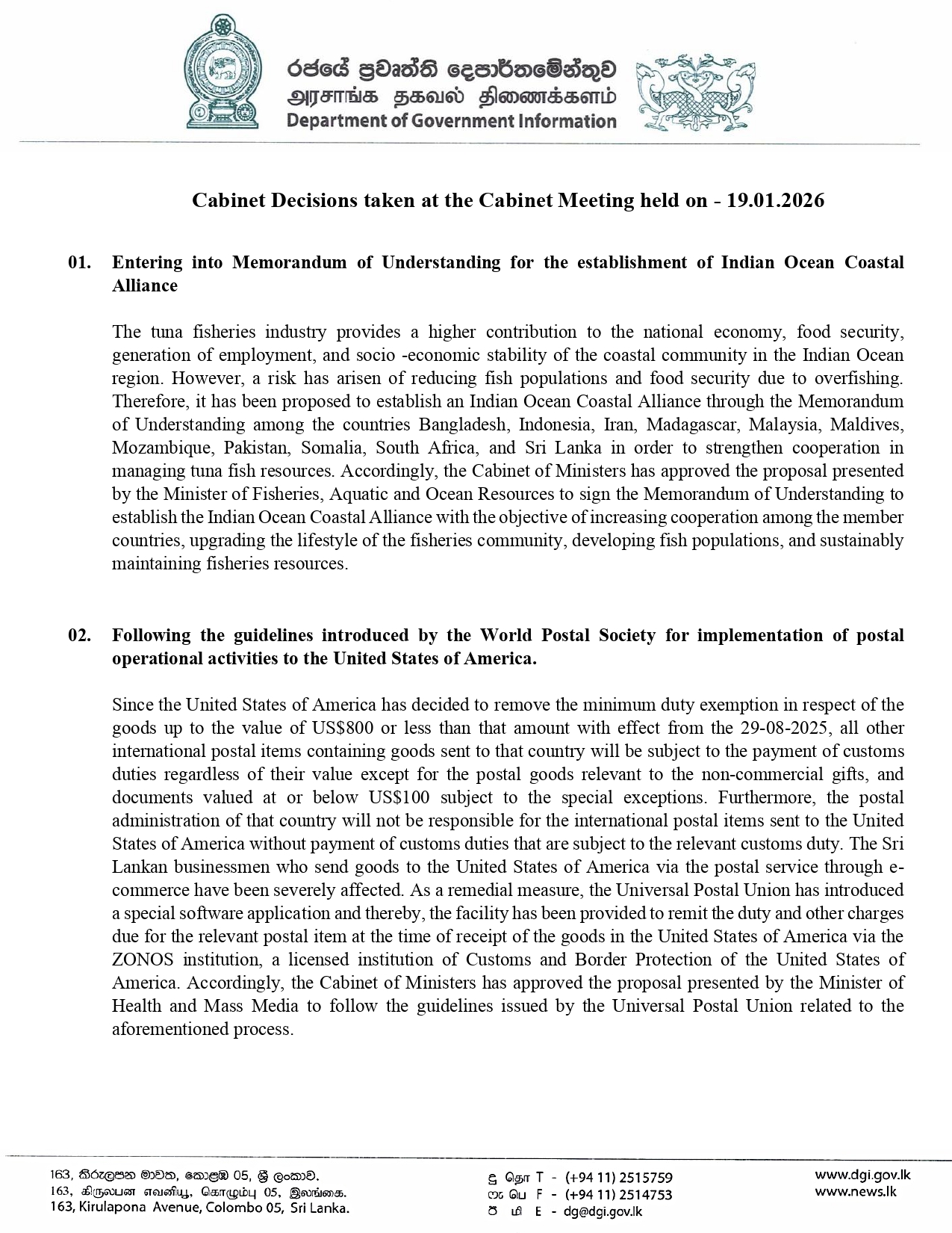 Cabinet Decision on 19.01.2026 English page 0001