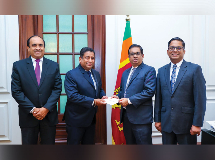 Colombo Stock Exchange (GL 12) Donates LKR 25 Million to the “Rebuilding Sri Lanka” Fund
