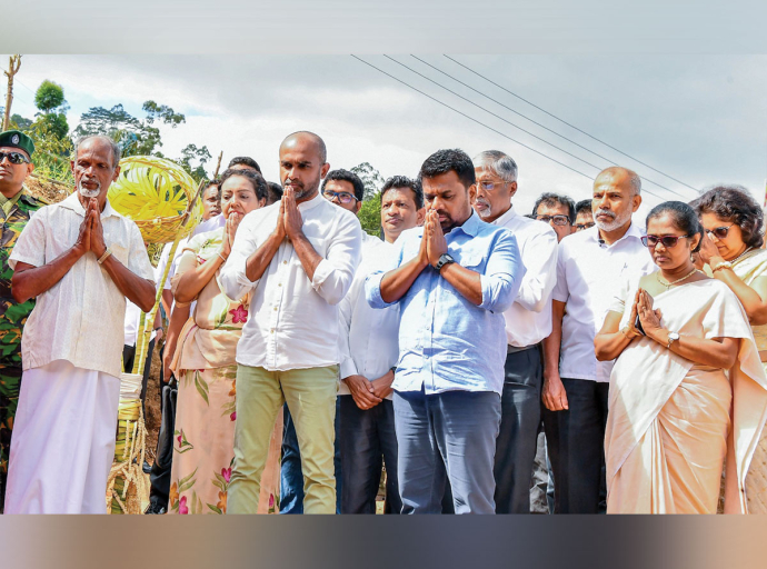 National Programme ‘Godanagamu Adhishtanaye Sanhinda’ for Reconstruction of Religious Sites Damaged by Cyclone Ditwah Launched under President’s Patronage 