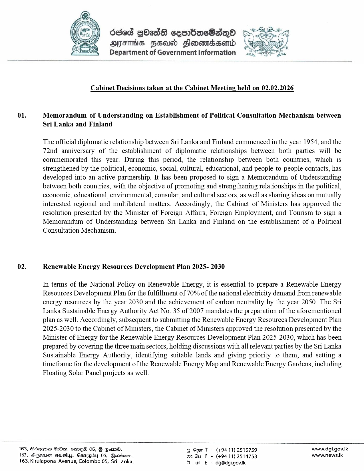 Cabinet Decision on 02.02.2026 English page 0001