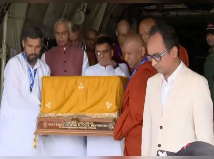 Historic Devnimori Sacred Relics of Lord Buddha Brought to Sri Lanka