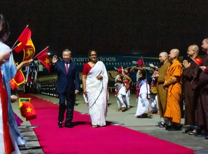 President of the Socialist Republic of Vietnam arrives in Sri Lanka on State Visit