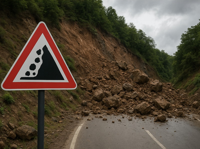 Landslide early warnings issued to areas in five districts
