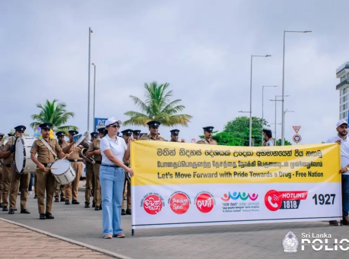 Mass Awareness Walk Held in Colombo to Mark International Day Against Drug Abuse and Illicit Trafficking