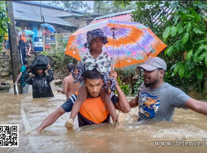Army Rescues Flood-Affected Families in Kotagala and Ginigathhena