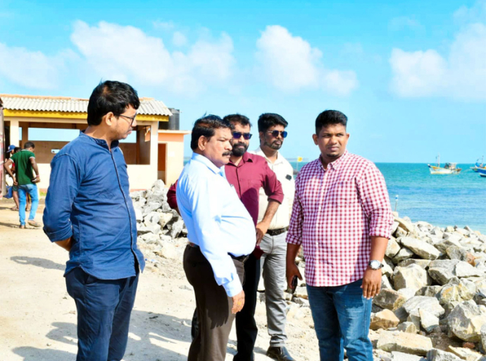 Kannagi Amman Jetty Road Rehabilitation Project Inspected