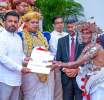 President Receives Traditional ‘Sannasa’ (scroll) Marking Successful Conclusion of Historic Kandy Sri Dalada Perahera