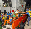 Navy Brings Ashore 25 Indonesian Fishermen Rescued in Australian Search and Rescue Region