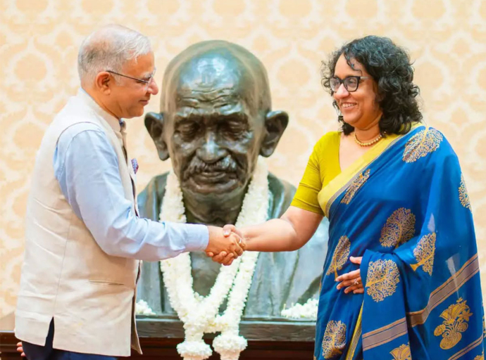 Gandhi Jayanti Commemorated at Temple Trees