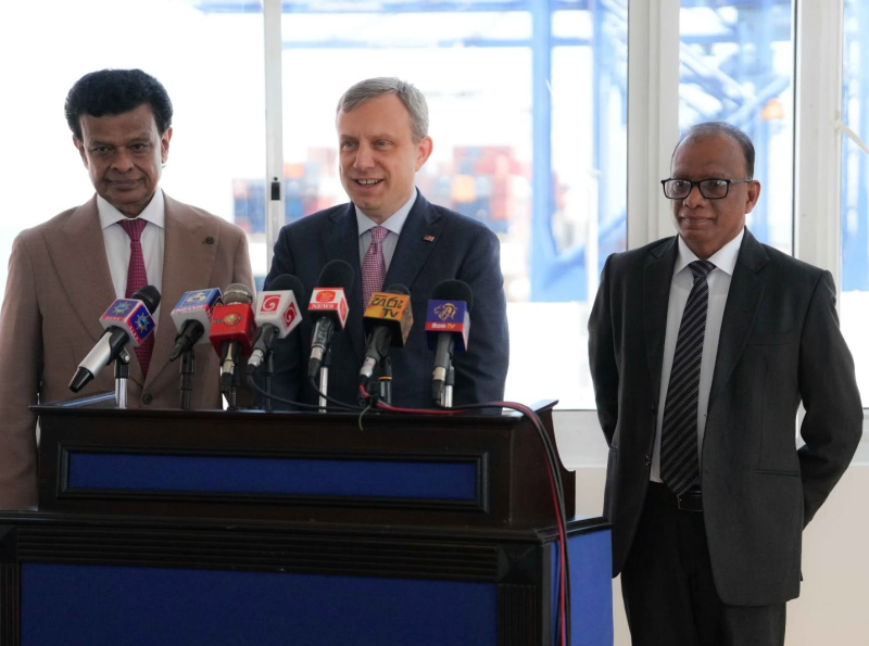US Ambassador Announces $17 Million Grant for Colombo Port Digital Systems