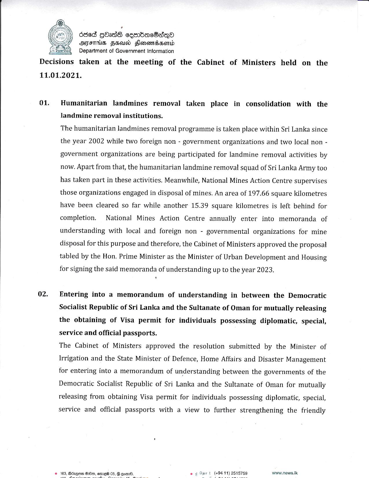 Cabinet Decision on 11.01.2021 English page 001
