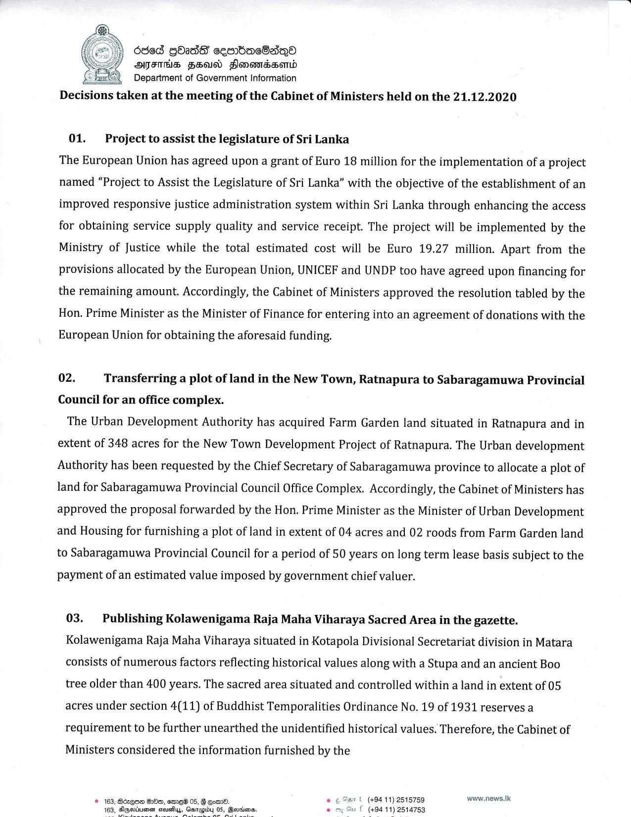 Cabinet Decision on 21.12.2020 English page 001