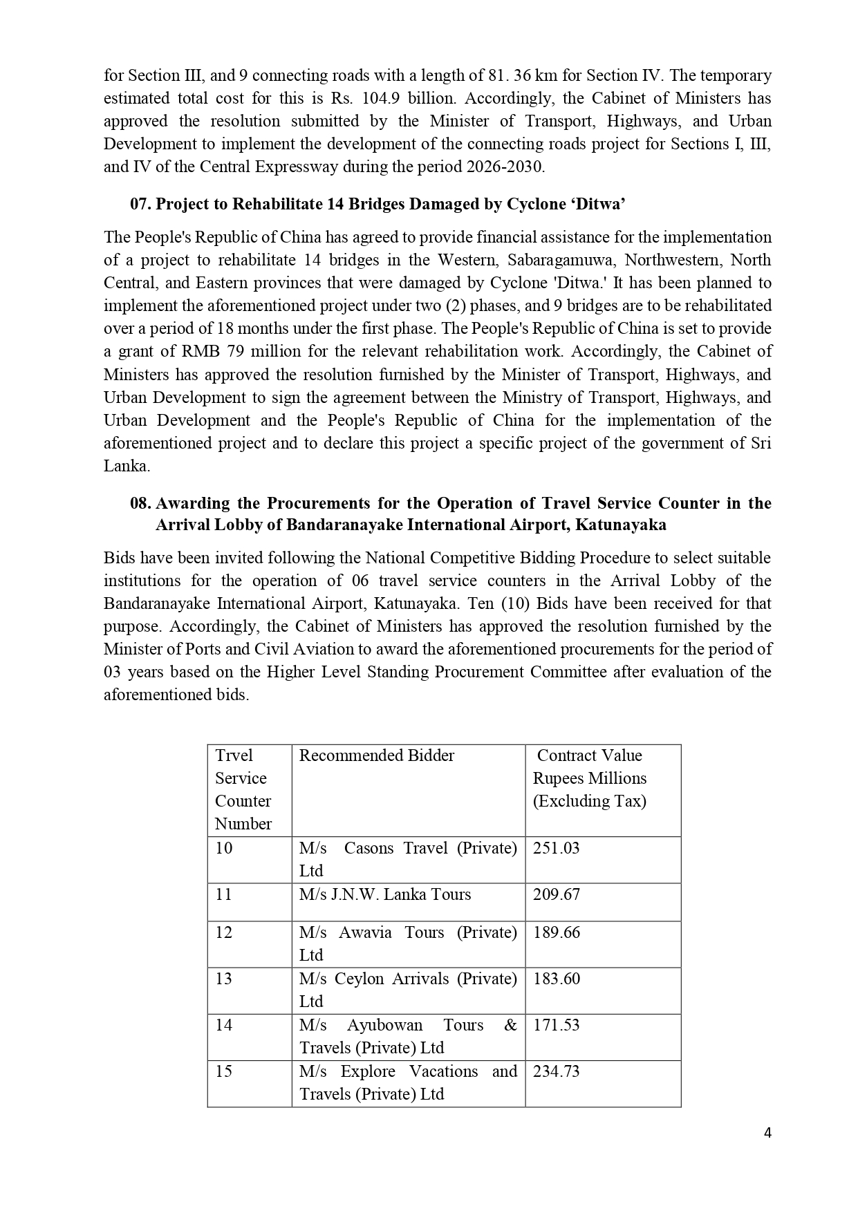 Cabinet Decisions on 24.08.2026 E page 0004