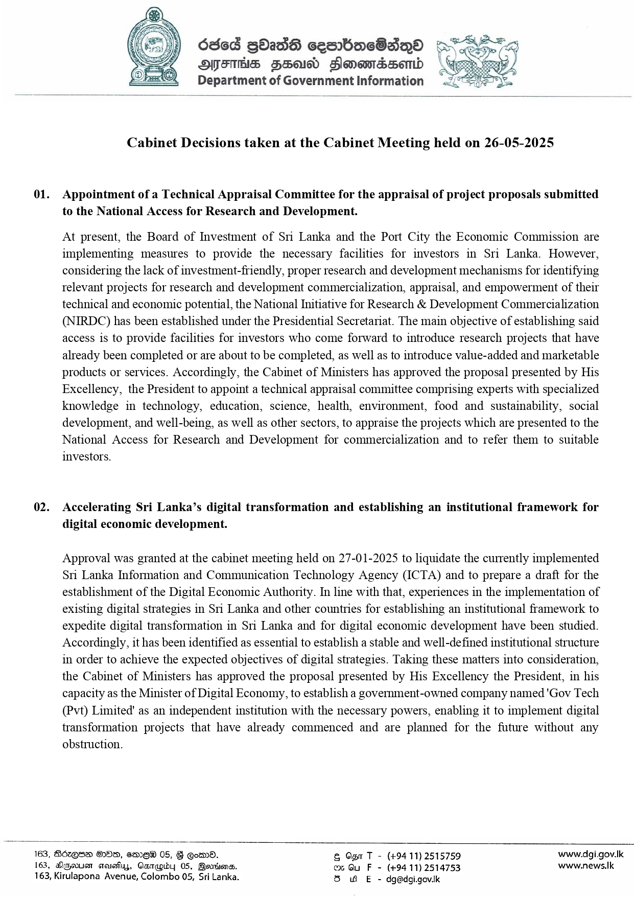 Cabinet Decisions on 26.05.2025 English page 00011