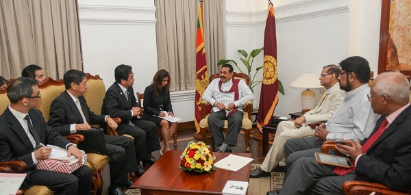 Japanese-Vice-Minister-Calls-President-Rajapaksa-2