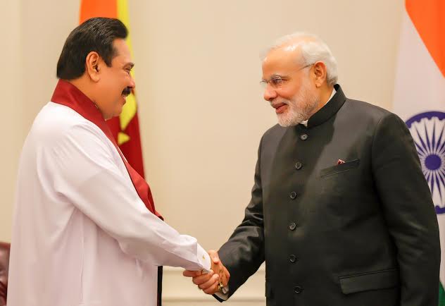 HE Rajapaksa and Indian PM Narendrs Modi Meet in New York 