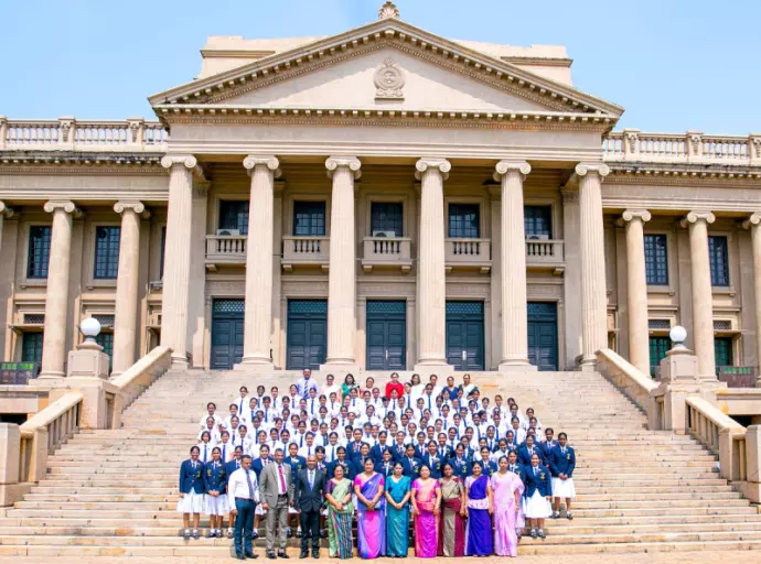 Students of Visakha Vidyalaya Engage in a Special Student Parliament Session at the Old Parliament Building
