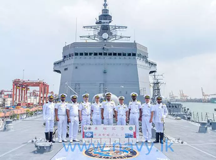 Duo of JMSDF ships arrive in Colombo