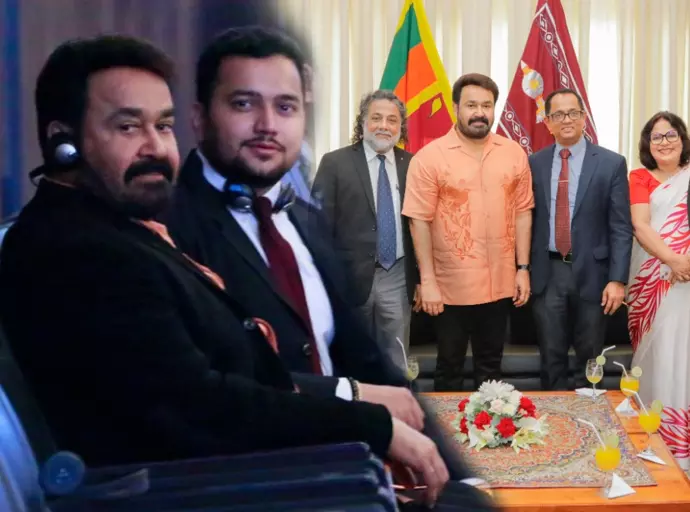 Popular Malayalam actor Mohanlal visits Parliament of Sri Lanka