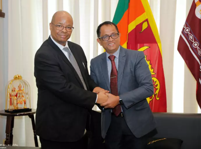 South African High Commissioner Meets Speaker of Parliament of Sri Lanka