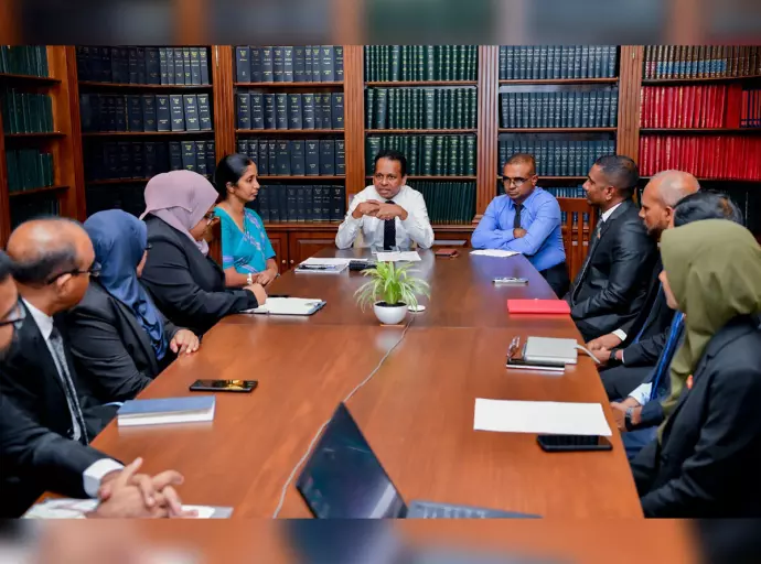 Maldivian President’s Office Officials on Study Tour at Presidential Secretariat