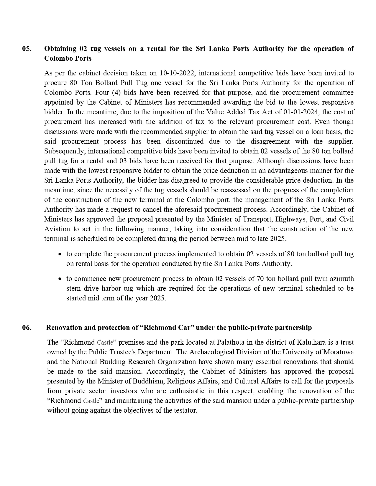 Cabinet Decision on 06.01.2025 English page 0003