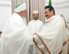 Borah's Spiritual Leader meets President