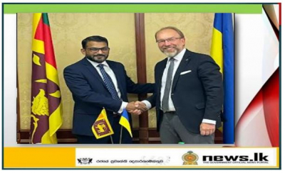 State Minister Tharaka Balasuriya discusses potential for enhancing tourism and economic ties with Ukrainian counterparts