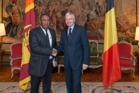 Foreign Minister Samaraweera visits Brussels