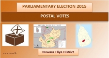 Postal Votes– Nuwara Eliya District