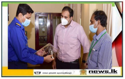 A stock of face shields donated to Navy for controlling spread of coronavirus