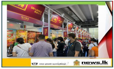 Securing prospective buyers for Sri Lankan products at the 17th China International Small and Medium Enterprises Fair in Southern China