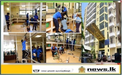 Navy commences renovation of Medical Intensive Care Unit at Colombo General Hospital
