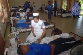 North Central Naval Command conducts a Blood Donation Campaign