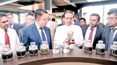 The new tea factory  opened by the President