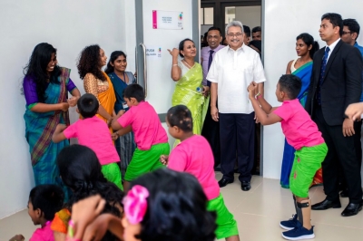 President says I was privileged to declare open “Ayati Centre” first National Centre for differently-abled children
