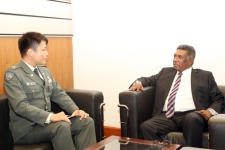Japanese Defence Attaché meets Secretary