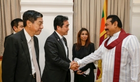 Japanese Vice-Minister Calls on President Rajapaksa